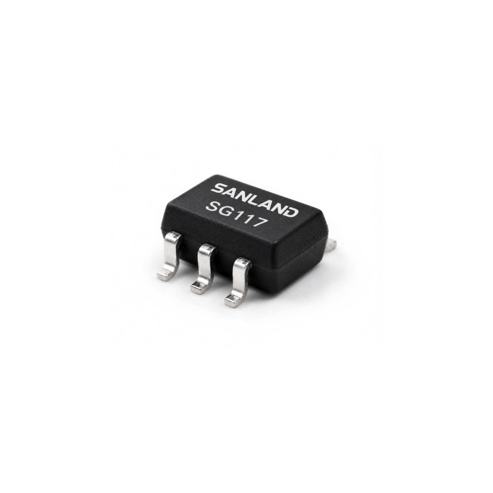 SANLAND SG117 DC–3.5 GHz RF gain block amplifier in SOT-363 package